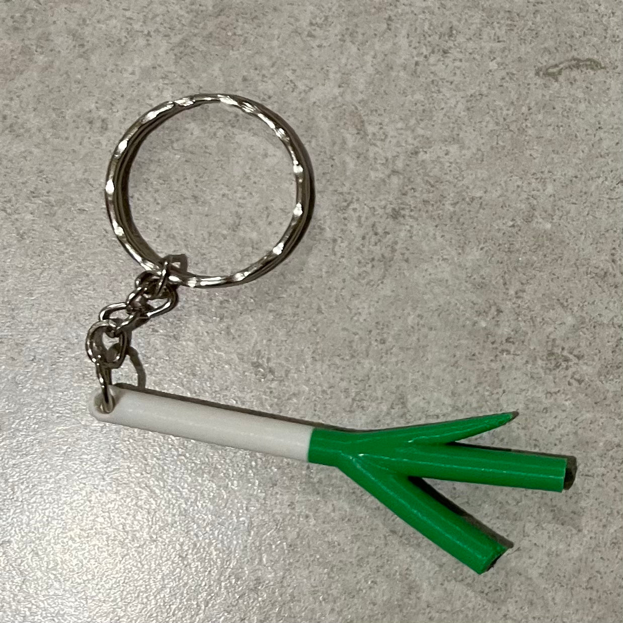 Leek Keychain